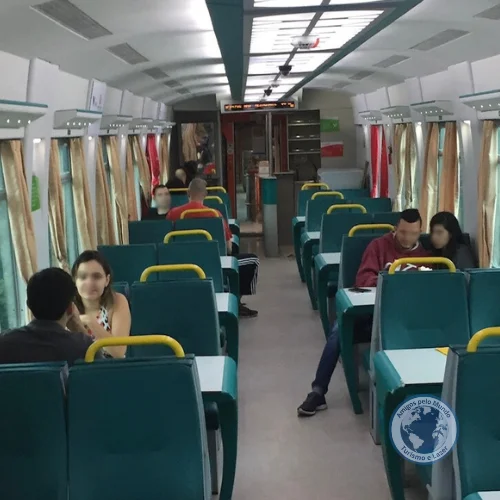Agência Amigos pelo Mundo dentro do trem da Vale 2