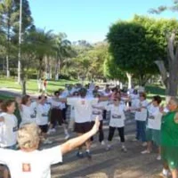 52o Encontro da Feliz Idade Aguas de Lindoia SP Caminhada Amigos pelo Mundo
