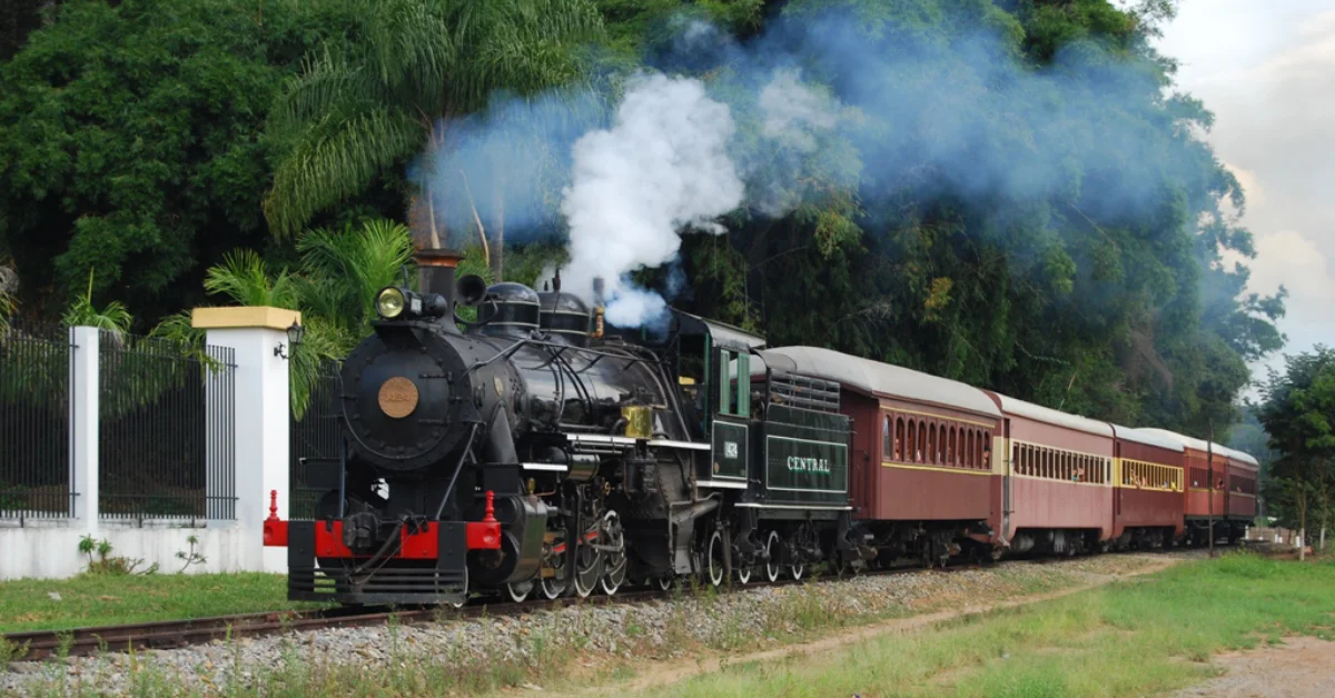 Passeio de trem das águas para são lourenço minas gerais